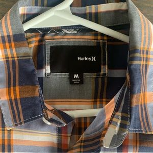 Mens Hurley short sleeve button down